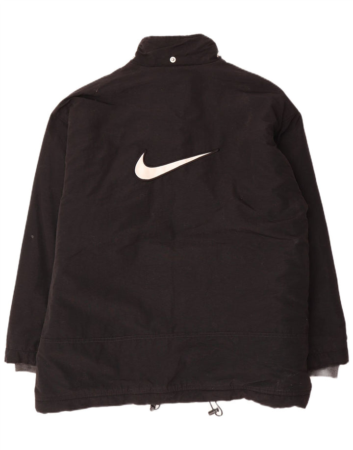 Мужская ветровка Nike UK 42/44, большая черная нейлоновая куртка