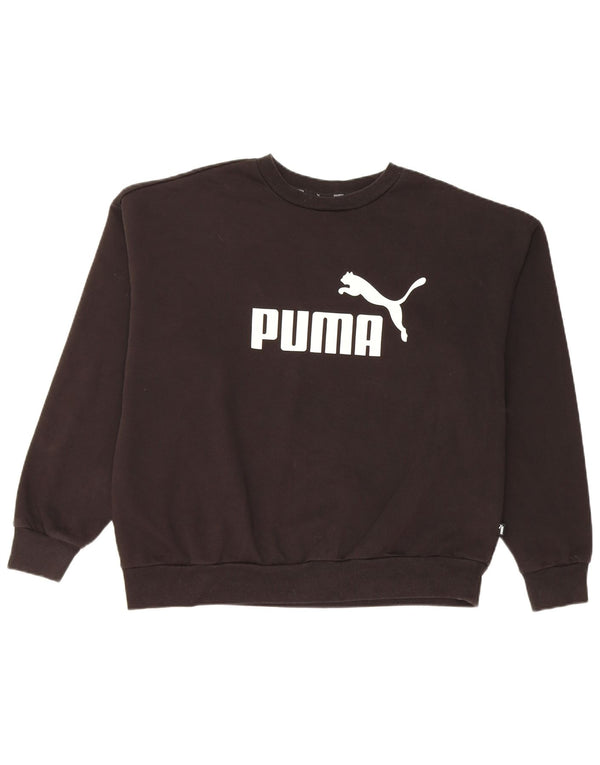 Женский свитер с рисунком Puma UK 18 XL, черный хлопок