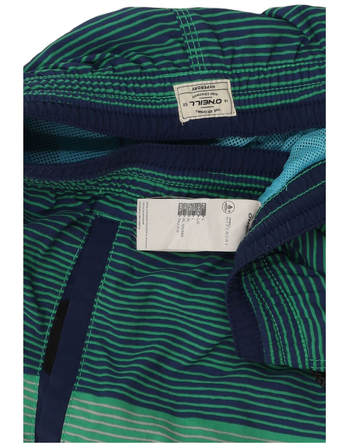 Мужские шорты для плавания O'Neill с рисунком, полиэстер, большие разноцветные полоски