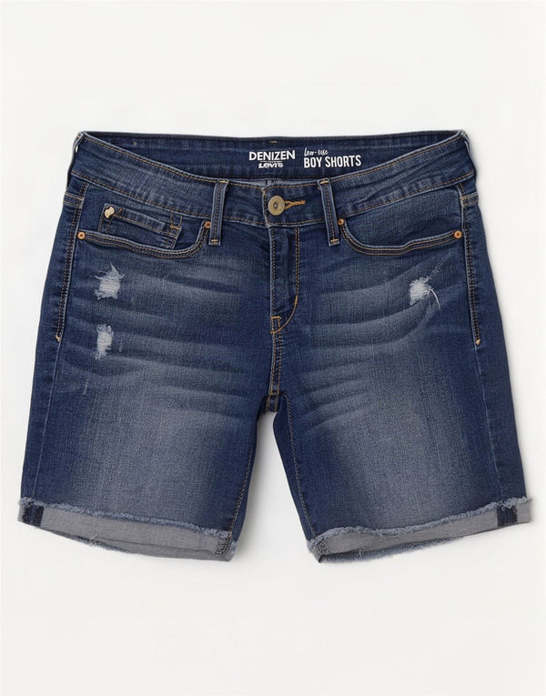 Женские джинсовые шорты Levi's Denizen с низкой талией США 7, средние W28, синие