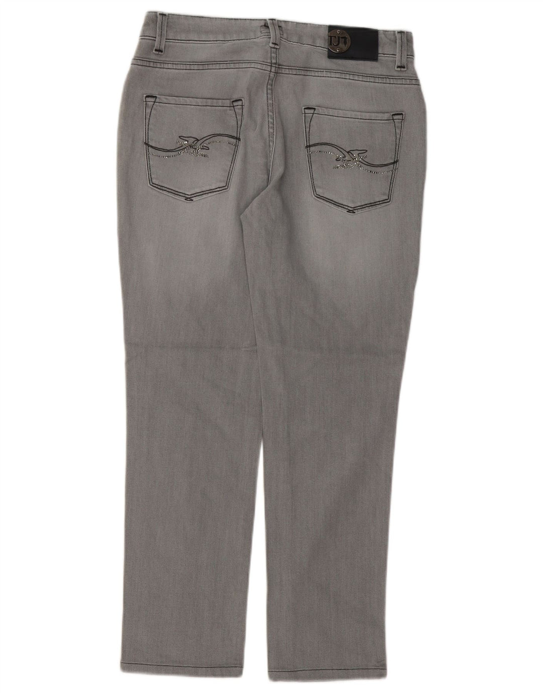 Женские узкие джинсы Trussardi W27 L27, серый хлопок