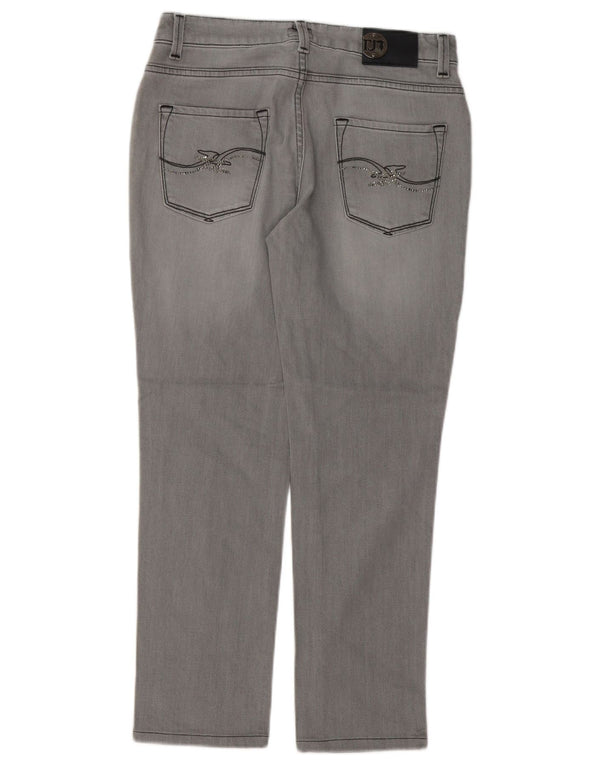 Trussardi Womens Slim Jeans W27 L27 Grey Cotton