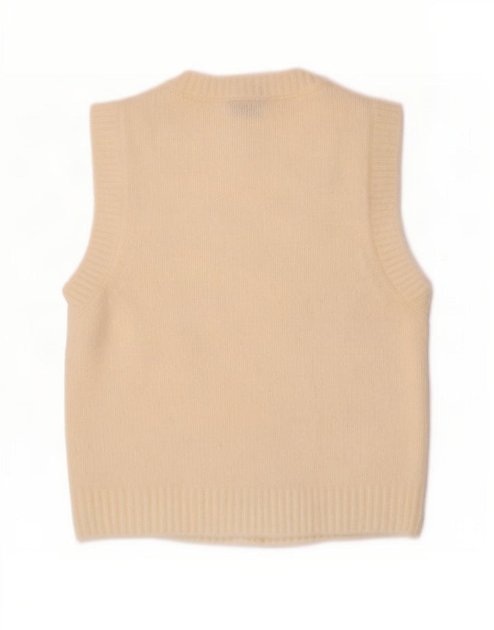 Женская майка Zara Vest UK 12, средний цвет, белый полиэстер