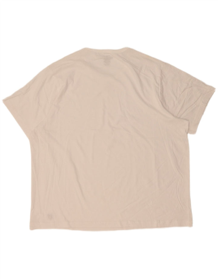 Мужская футболка Lyle & Scott 4XL, белый хлопок