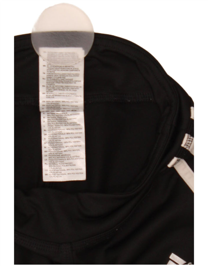 Женские леггинсы Adidas UK 0/2 2XS, черный полиэстер