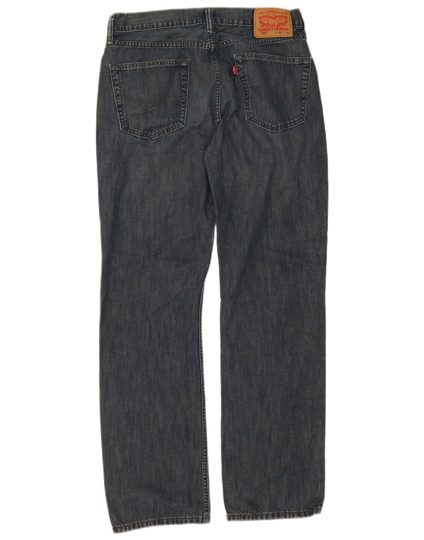 Мужские прямые джинсы Levi's 514 W32 L32 синие, хлопок