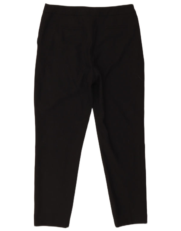 Женские узкие брюки чинос Hobbs UK 12, средние W32 L28, черные шерстяные