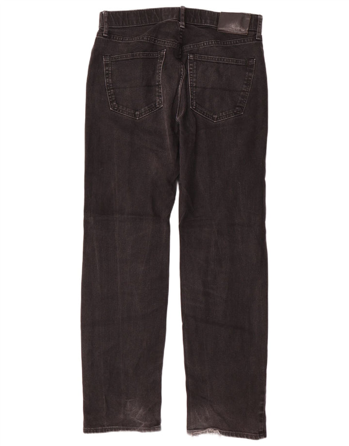 Мужские прямые джинсы Marks & Spencer W32 L31, черные, хлопковые