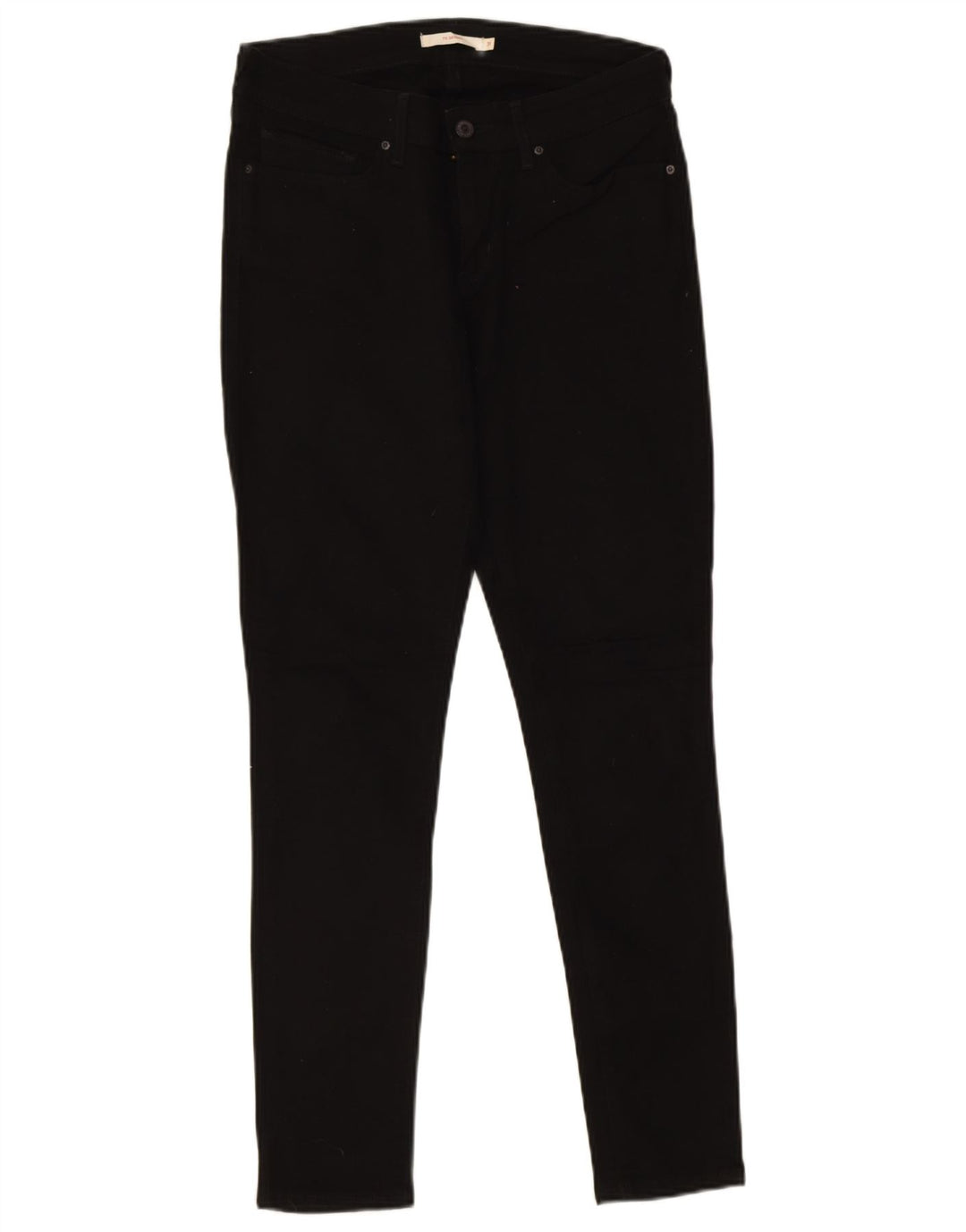 Женские джинсы скинни Levi's 711 W31 L29, черный хлопок