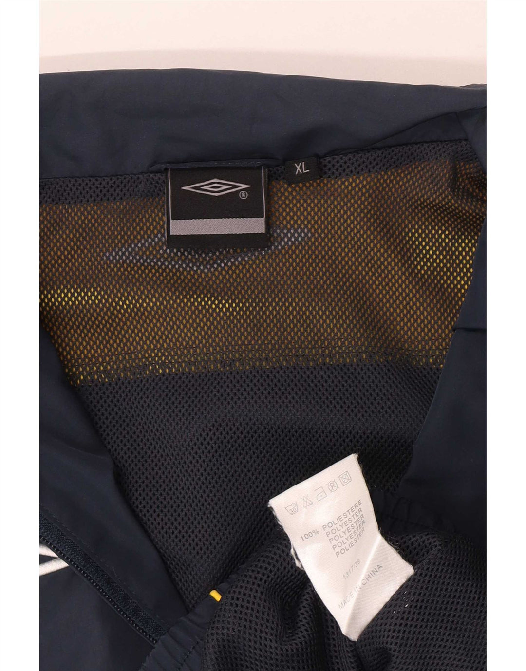 Мужской спортивный костюм Umbro, верхняя куртка XL, темно-синий, полиэстер с цветными блоками