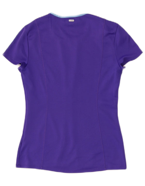 Женская футболка Adidas Climalite Top UK 4/6 XS Фиолетовый полиэстер