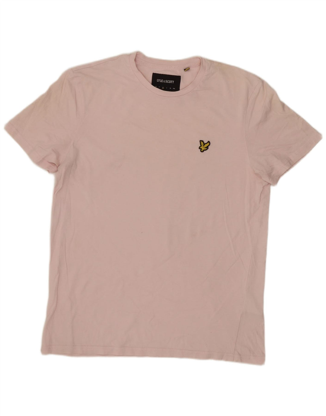 Мужская футболка LYLE & SCOTT из хлопка среднего розового цвета