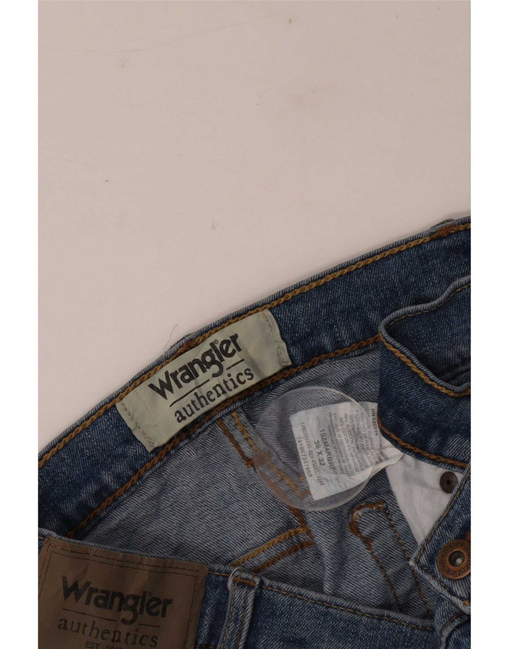 Мужские прямые джинсы Wrangler W36 L32, синий хлопок