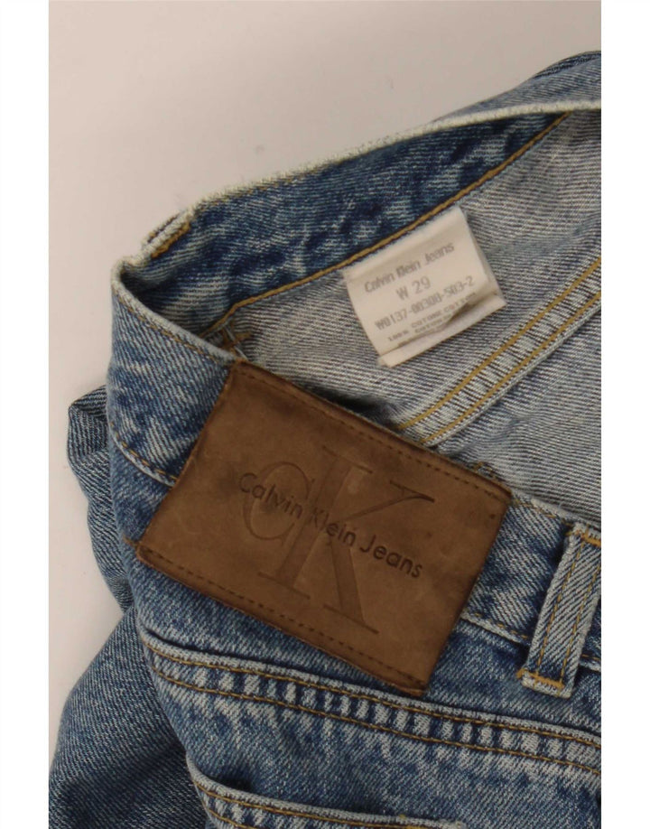 Женские укороченные джинсы Calvin Klein W29 L24, синий хлопок