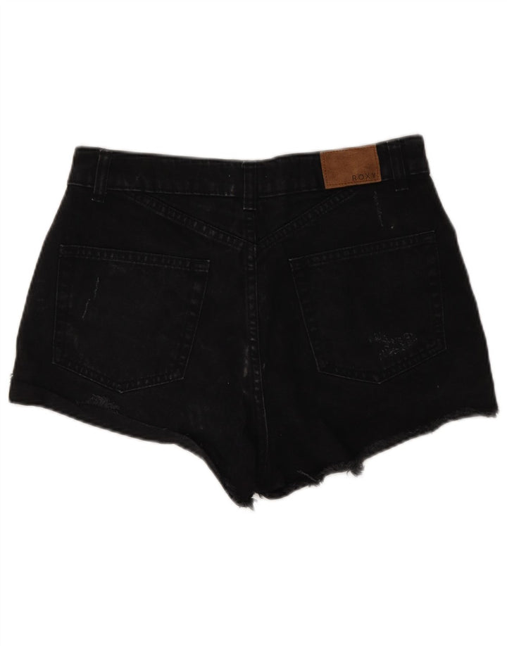 Женские джинсовые шорты Roxy W29, средний черный, хлопок