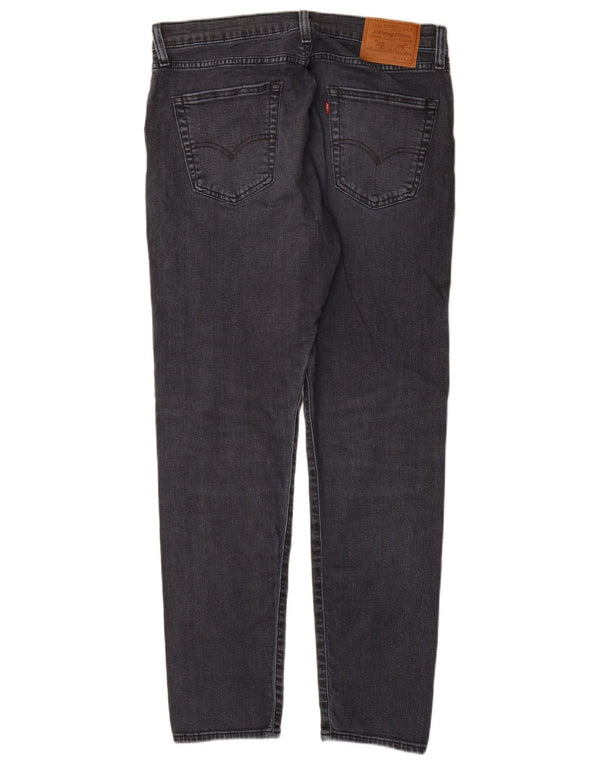 Мужские зауженные зауженные джинсы Levi's 512 W34 L32 Серые хлопковые