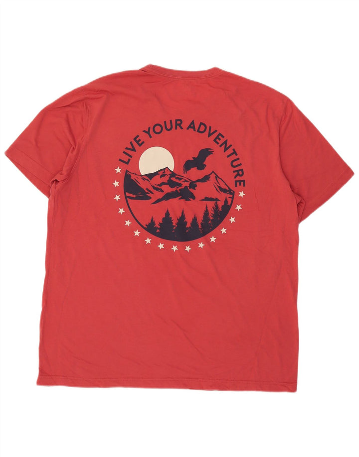 Eddie Bauer Мужская футболка с рисунком Top XL Красный