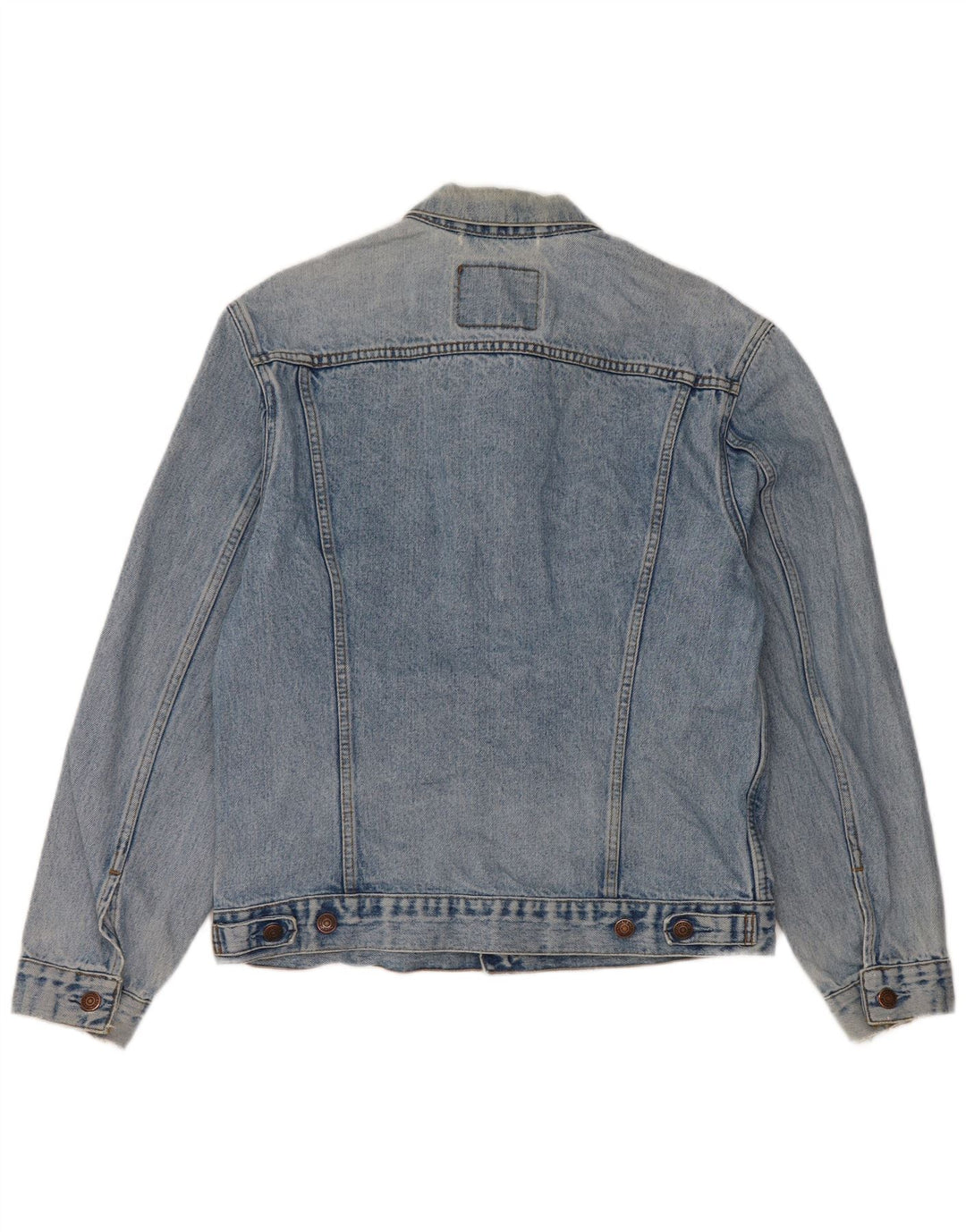 Мужская джинсовая куртка Levi's UK 38, средний синий хлопок, хлопок