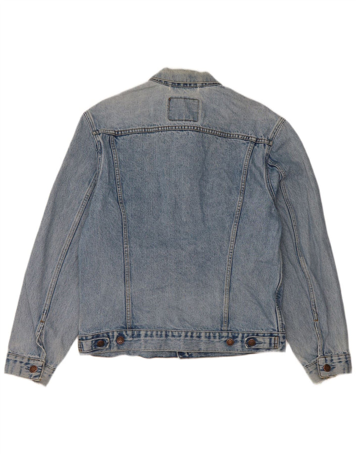 Мужская джинсовая куртка Levi's UK 38, средний синий хлопок, хлопок