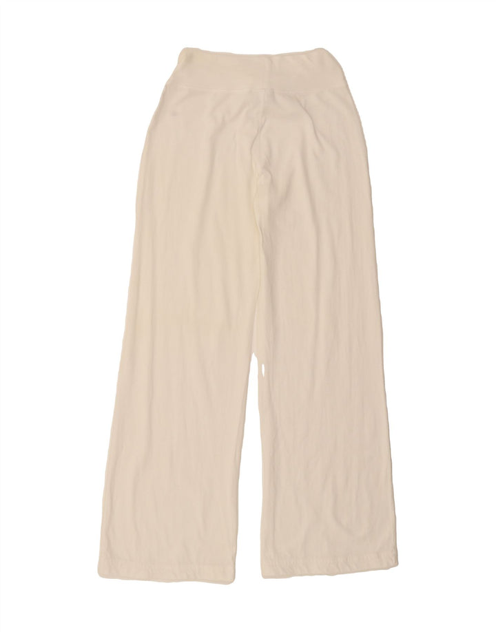 CHAMPION Womens Tracksuit Trousers UK 14 Medium  White Cotton Vintage Champion and Second-Hand Champion from Messina Hembry 