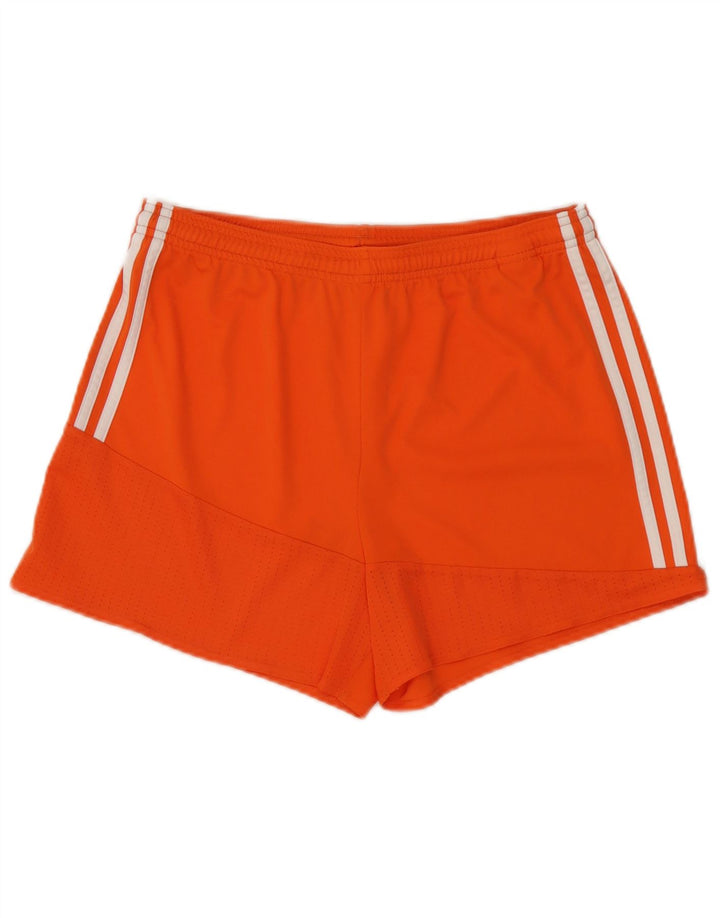 Женские спортивные шорты Adidas Climacool UK 12/14, средний оранжевый полиэстер