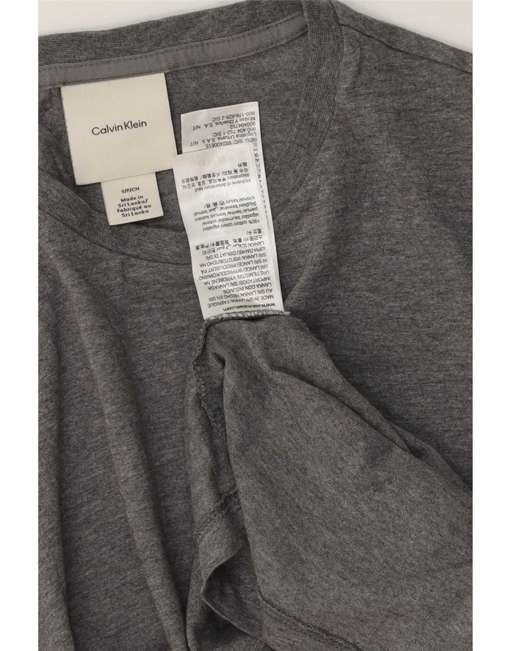 Мужская футболка Calvin Klein, маленький серый хлопок
