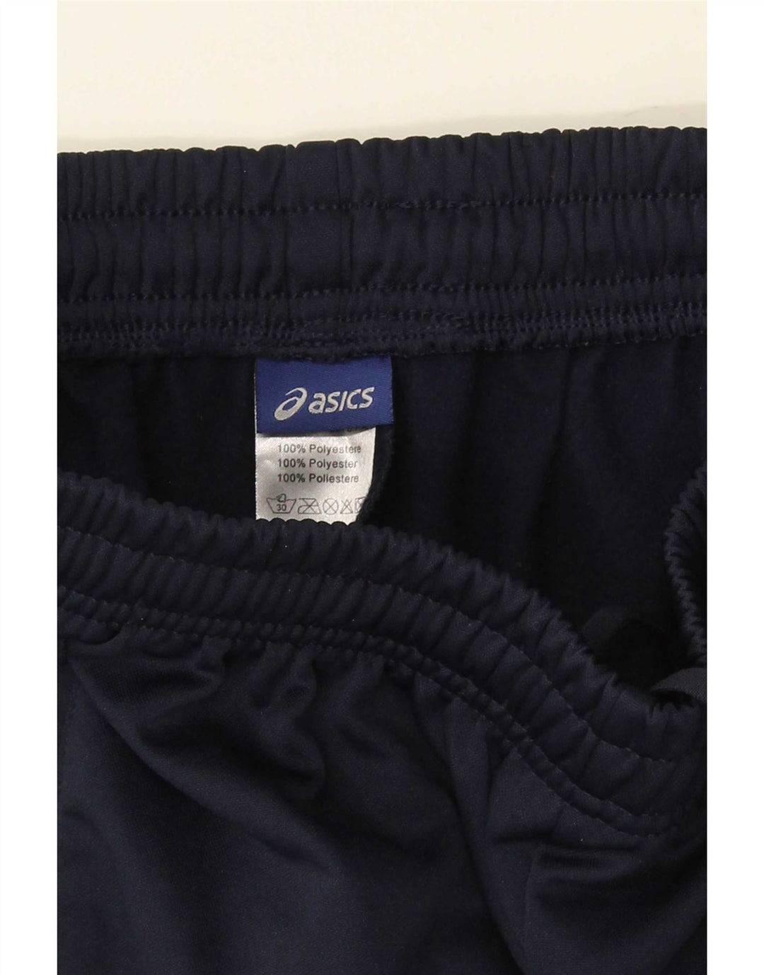 Мужские спортивные брюки Asics, брюки для бега, маленькие, темно-синие, полиэстер