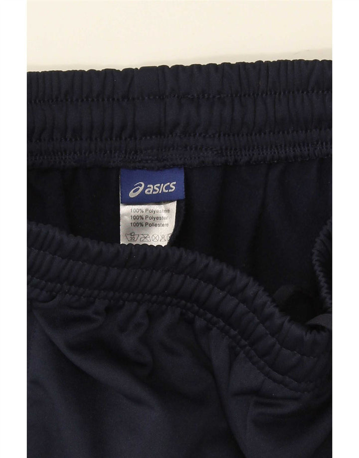 Мужские спортивные брюки Asics, брюки для бега, маленькие, темно-синие, полиэстер