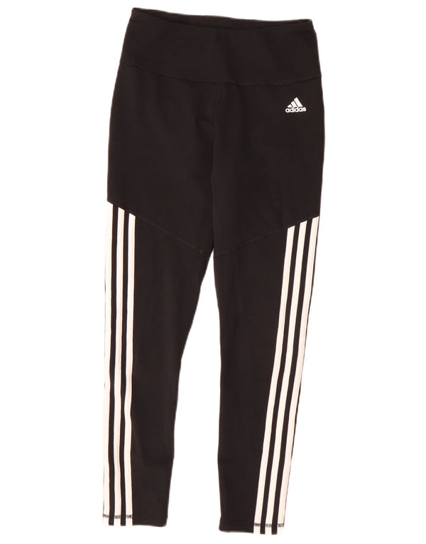 Женские леггинсы Adidas Climalite UK 8/10, маленькие, черные