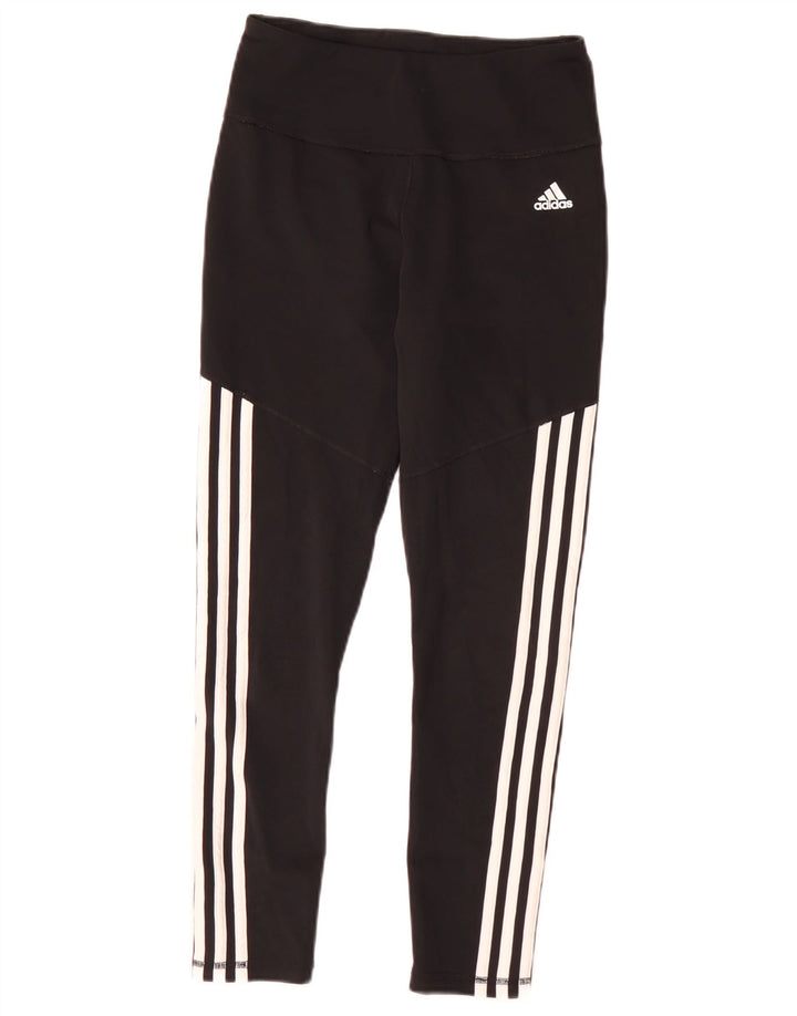 Женские леггинсы Adidas Climalite UK 8/10, маленькие, черные