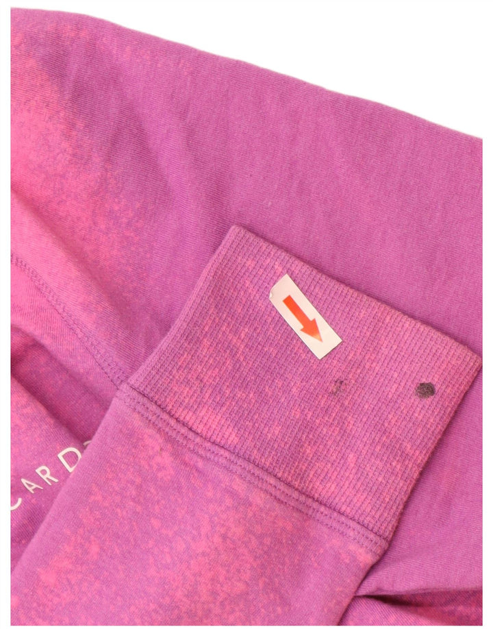 Женский свитер Reebok с графическим рисунком UK 10, маленький розовый полиэстер тай-дай