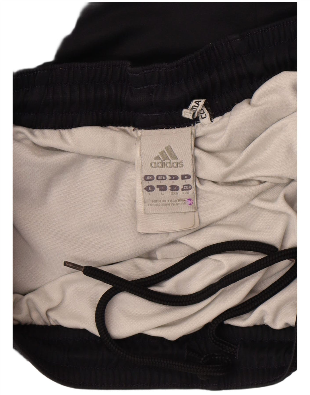 Мужские спортивные шорты Adidas Climacool, большие черные полиэстер с цветными блоками