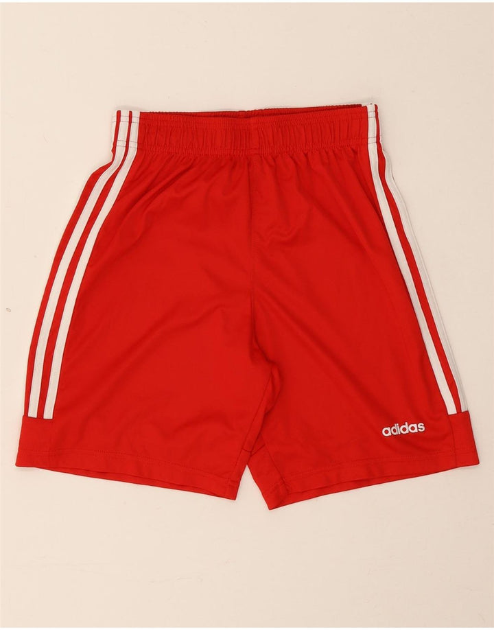 Спортивные шорты Adidas для мальчиков 13-14 лет, красный полиэстер
