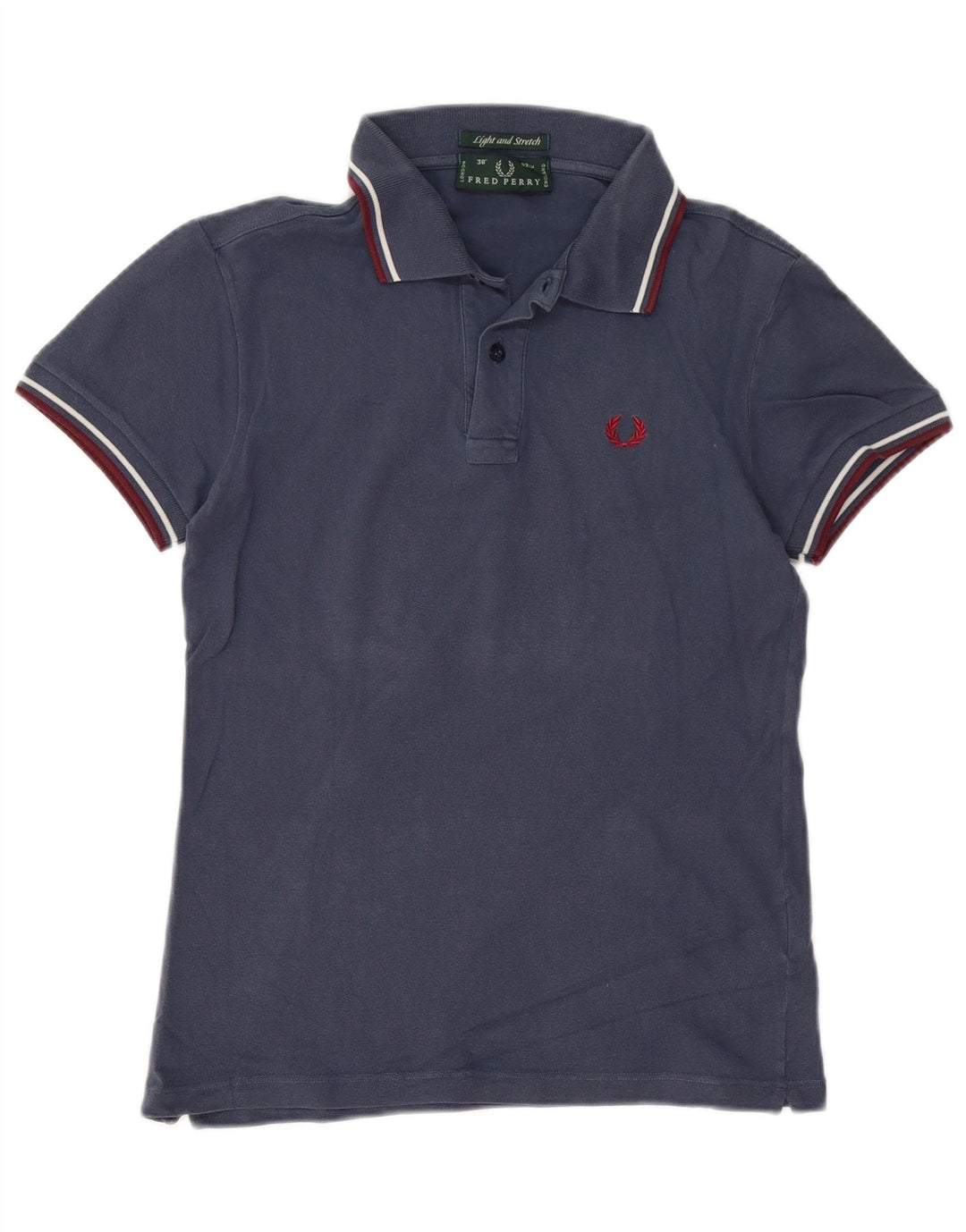 Мужская рубашка-поло FRED PERRY, маленькая, темно-синяя, хлопок