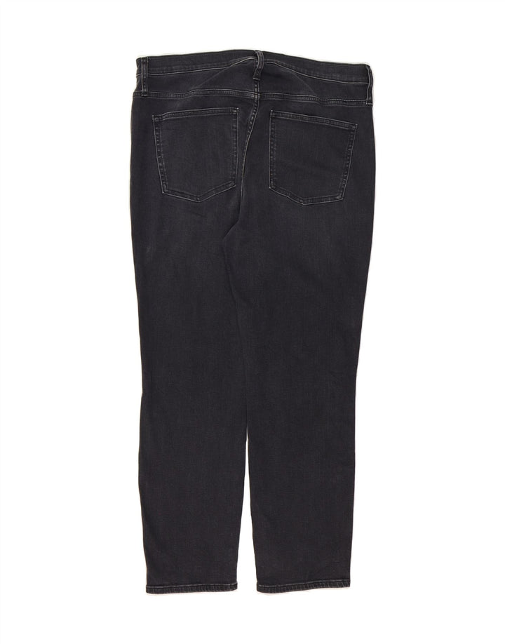 J. CREW Womens Slim Straight Jeans W32 L28 Black Cotton Vintage J. Crew and Second-Hand J. Crew from Messina Hembry 