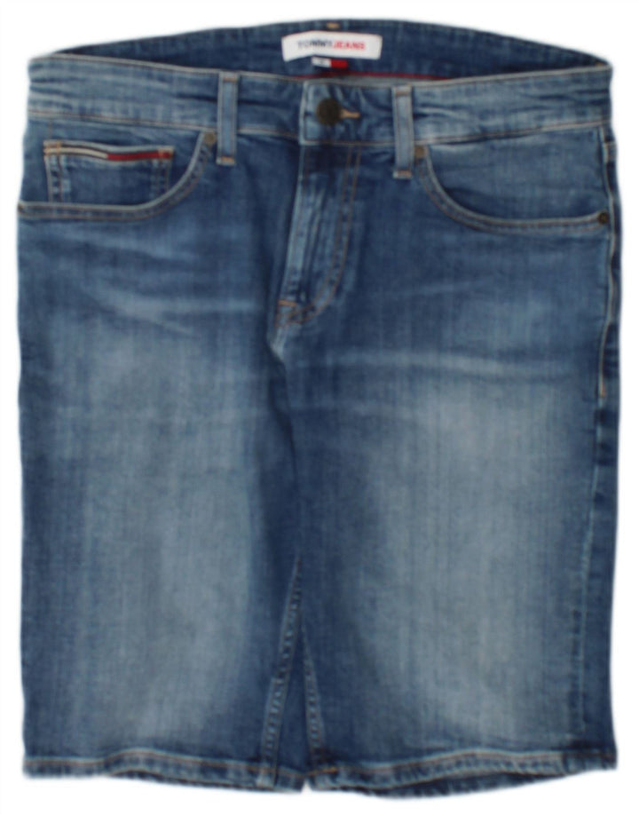 Мужские джинсовые шорты Tommy Hilfiger W29, маленькие синие, хлопок