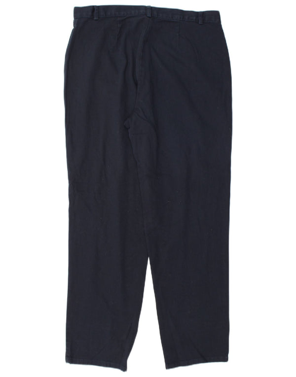 DOCKERS Женские повседневные брюки с высокой талией США 16 2XL W34 L30 Темно-синие