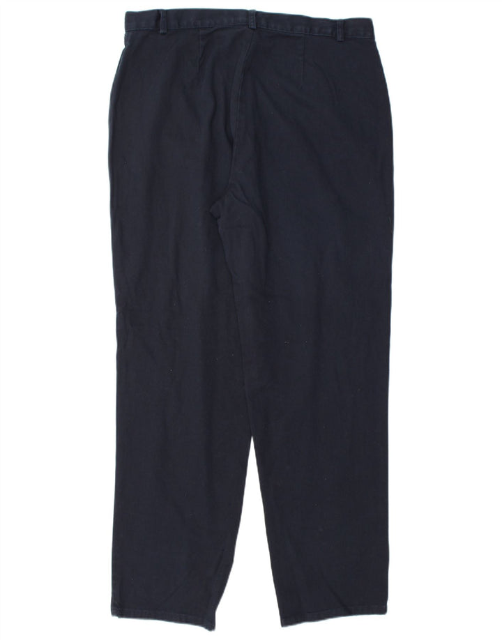 DOCKERS Женские повседневные брюки с высокой талией США 16 2XL W34 L30 Темно-синие