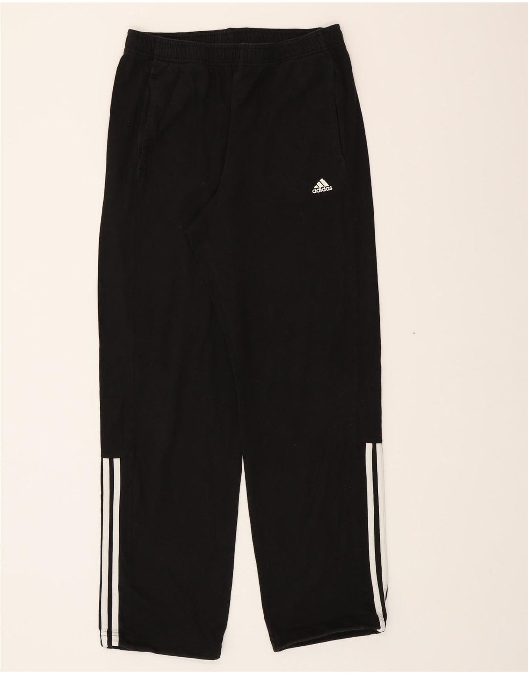 ADIDAS Mens Tracksuit Trousers Medium  Black Cotton Vintage Adidas and Second-Hand Adidas from Messina Hembry 