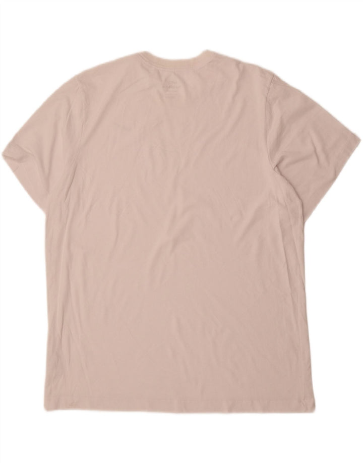 NIKE Mens Dri Fit T-Shirt Top XL White Cotton