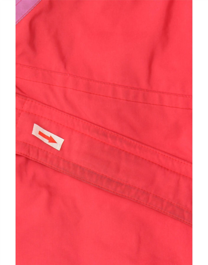Мужская лыжная куртка Sergio Tacchini UK 44 2XL красная с цветными блоками из полиамида