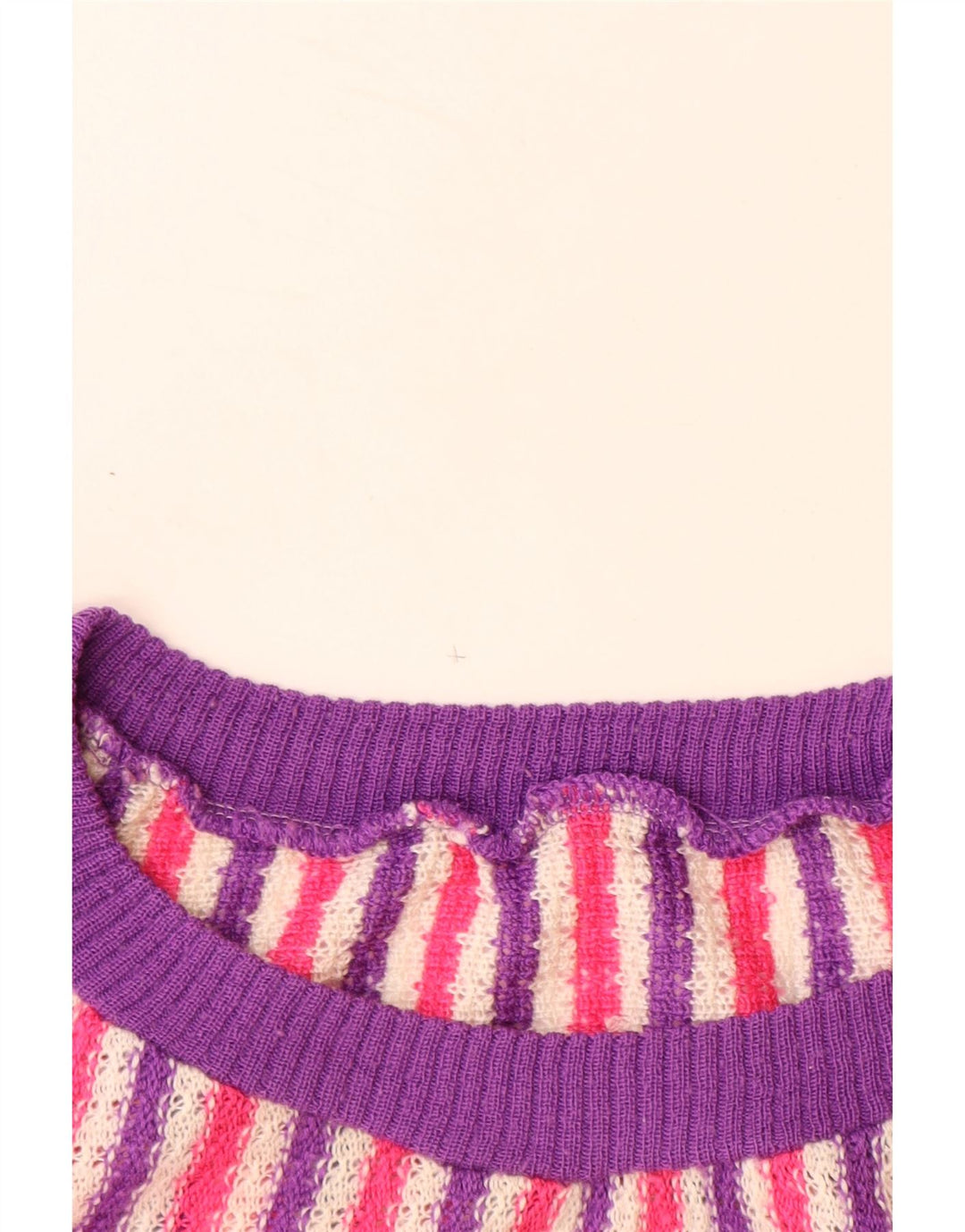 ВИНТАЖНЫЙ женский джемпер с вырезом «лодочка», Великобритания, 14, большие разноцветные полоски