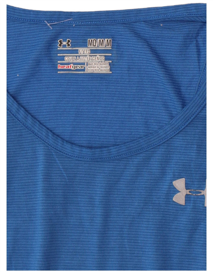 Мужской жилет Under Armour Heat Gear, средний синий в тонкую полоску