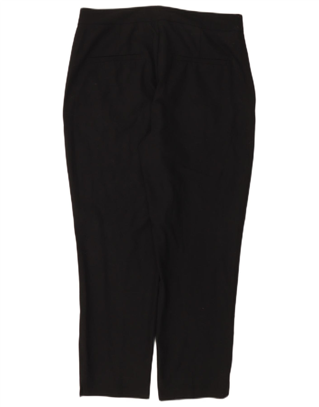 Женские узкие укороченные брюки Zara US 8 Medium W30 L25, черный полиэстер