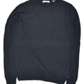 JACK & JONES Mens V-Neck Jumper Sweater Small Navy Blue Cotton | Vintage Jack & Jones | Thrift | Second-Hand Jack & Jones | Used Clothing | Messina Hembry 