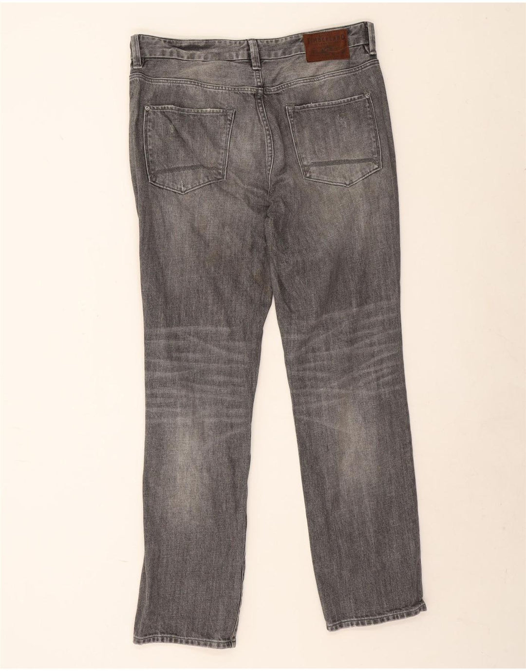 Мужские прямые джинсы Timberland Thompson W34 L30 серые, хлопок