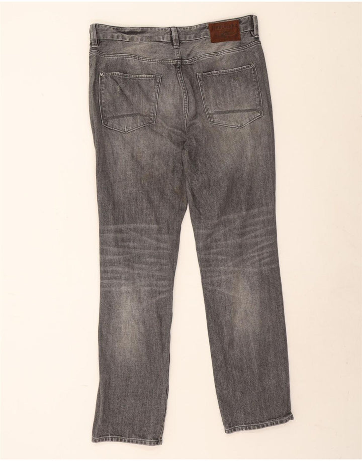 Мужские прямые джинсы Timberland Thompson W34 L30 серые, хлопок