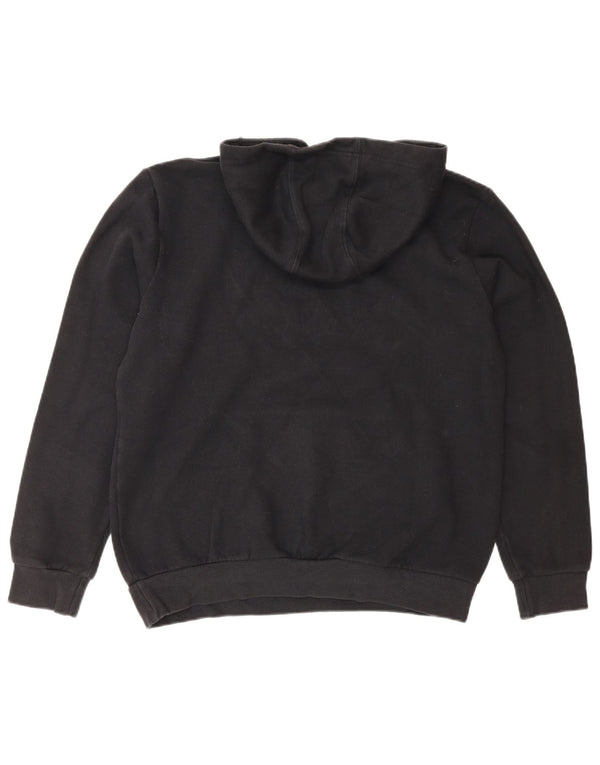 Джемпер с капюшоном Adidas для мальчиков 13-14 лет, черный, хлопок