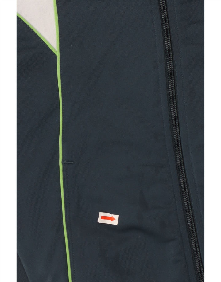 Женский спортивный костюм PUMA Top Jacket UK 12 Medium Navy Blue Colorblock