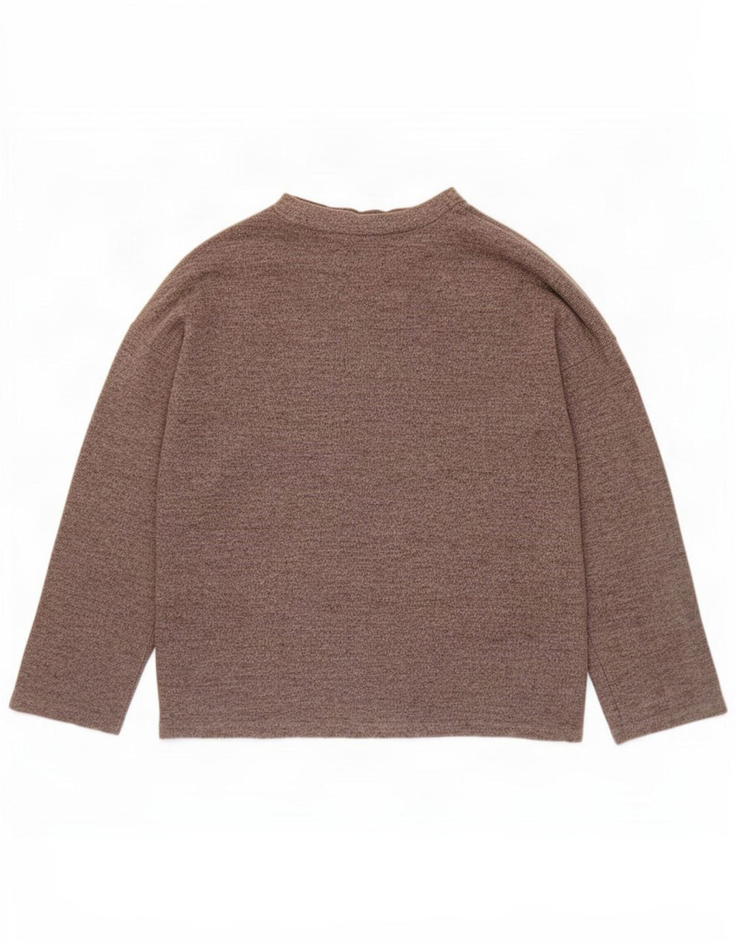 Женский свободный джемпер с круглым вырезом Zara UK 10, маленький серый полиэстер